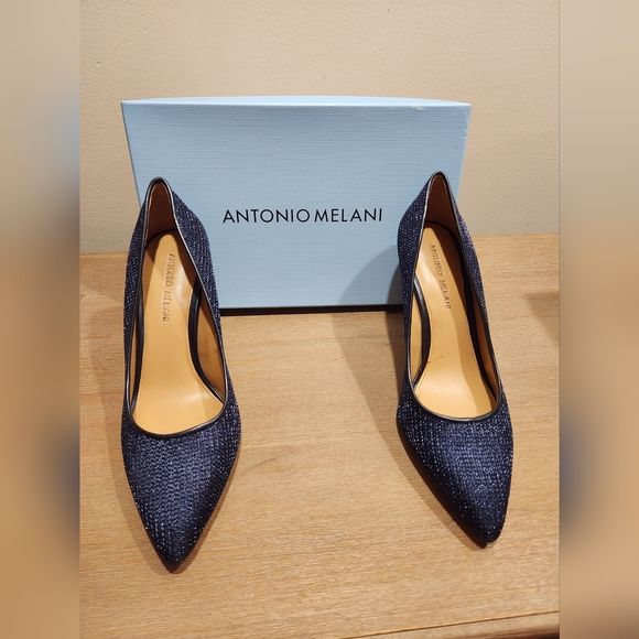 ANTONIO MELANI Shoes - Antonio Melani Heels - Stunning in Sparkly Blue.